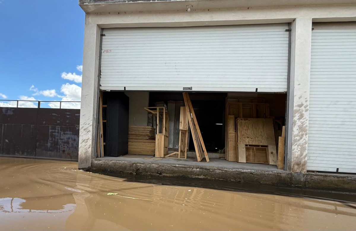 Afectaciones por las intensas lluvias en San Pedro Tultepec, Lerma.