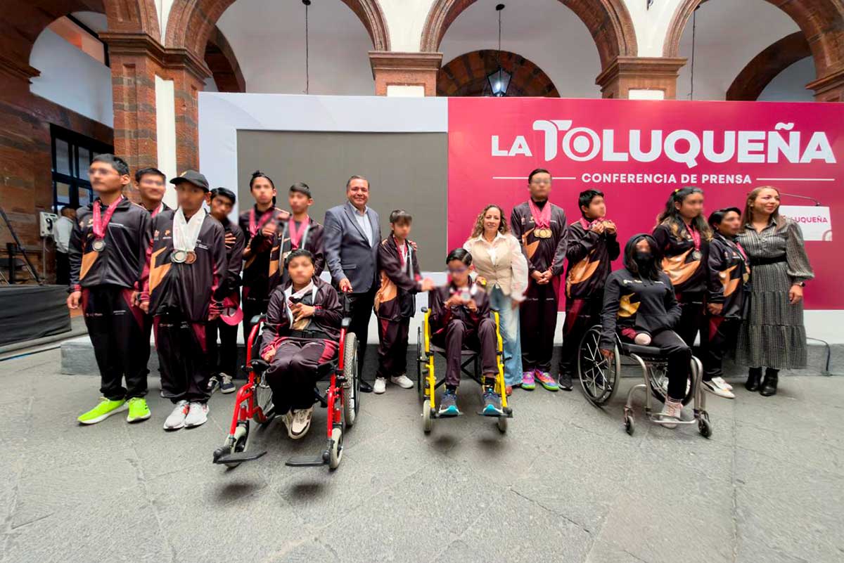 Atletas paralímpicos de Toluca, ejemplo de disciplina y orgullo para la ciudad: Ricardo Moreno