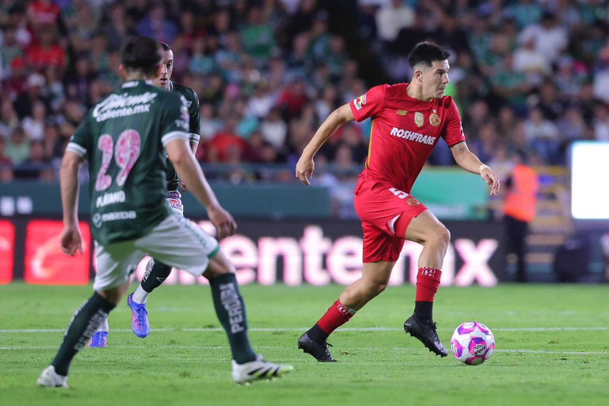 Toluca vence al León en partido del Apertura 2025.
