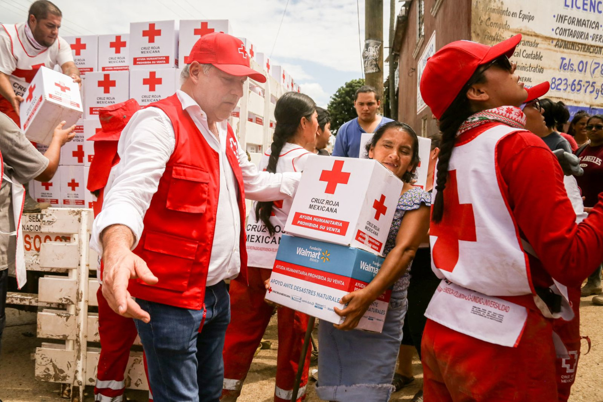 Cruz Roja Mexicana abre Centros de Acopio en el Edoméx para apoyar a damnificados de Veracruz