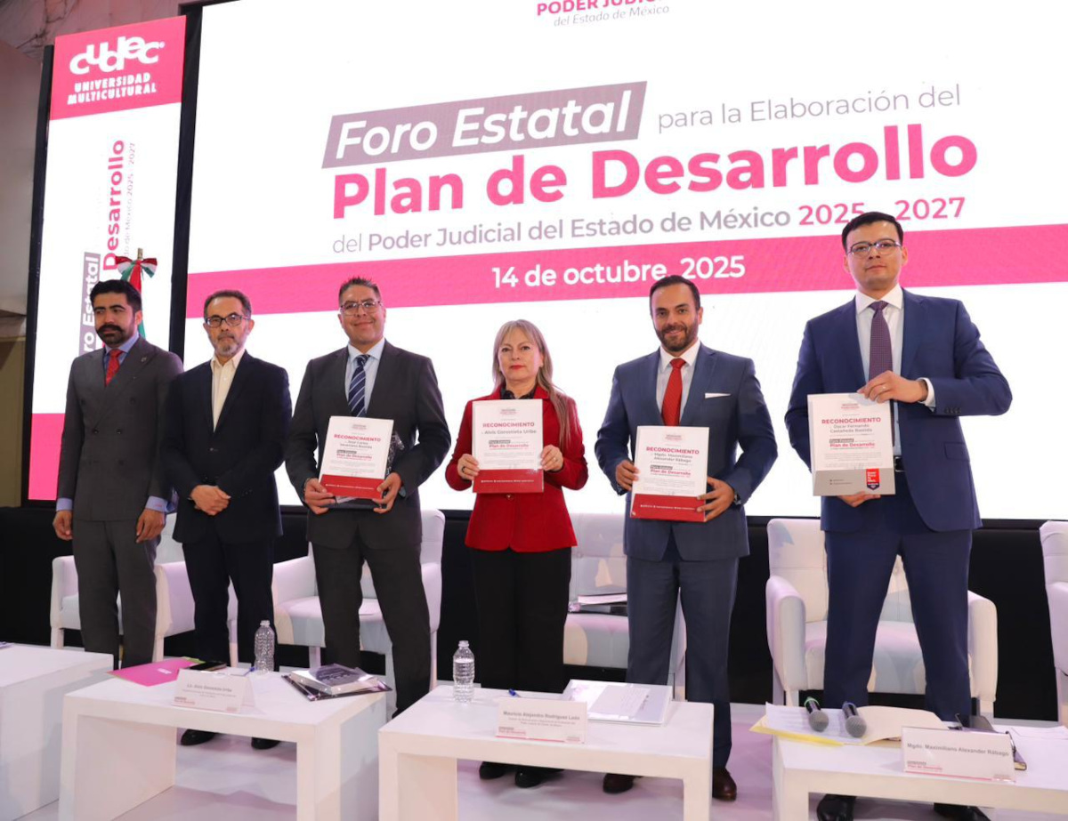 Diálogo y compromiso fortalecen la construcción del Plan de Desarrollo del Poder Judicial del Estado de México