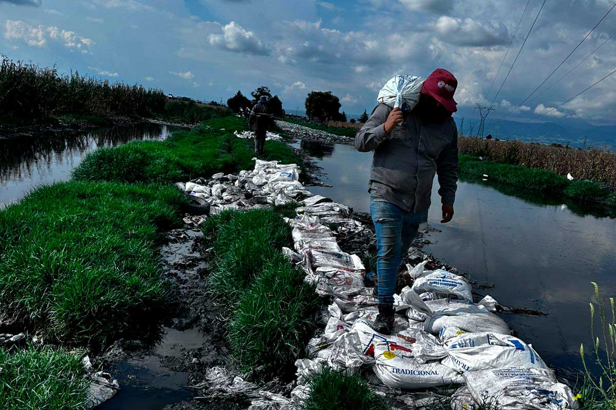 Gobierno de Toluca continúa con labores de rehabilitación en San Blas y La Constitución Totoltepec tras desbordamientos