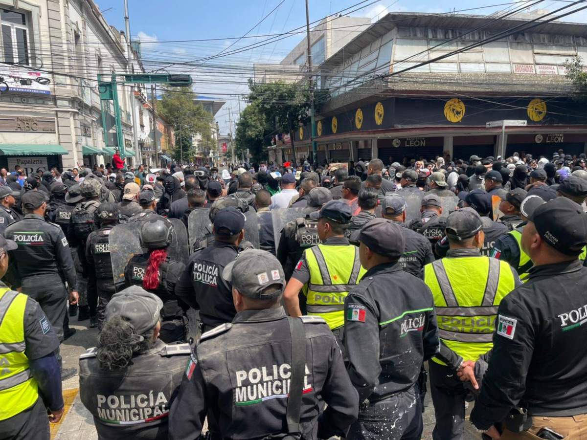 Gobierno de Toluca rechaza manifestaciones de violencia.