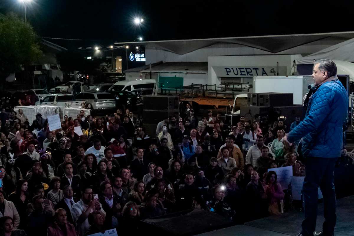 Toluca inaugura nuevas luminarias y camaras de reconocimiento facial en el Mercado Juárez y Delegación san sebastian