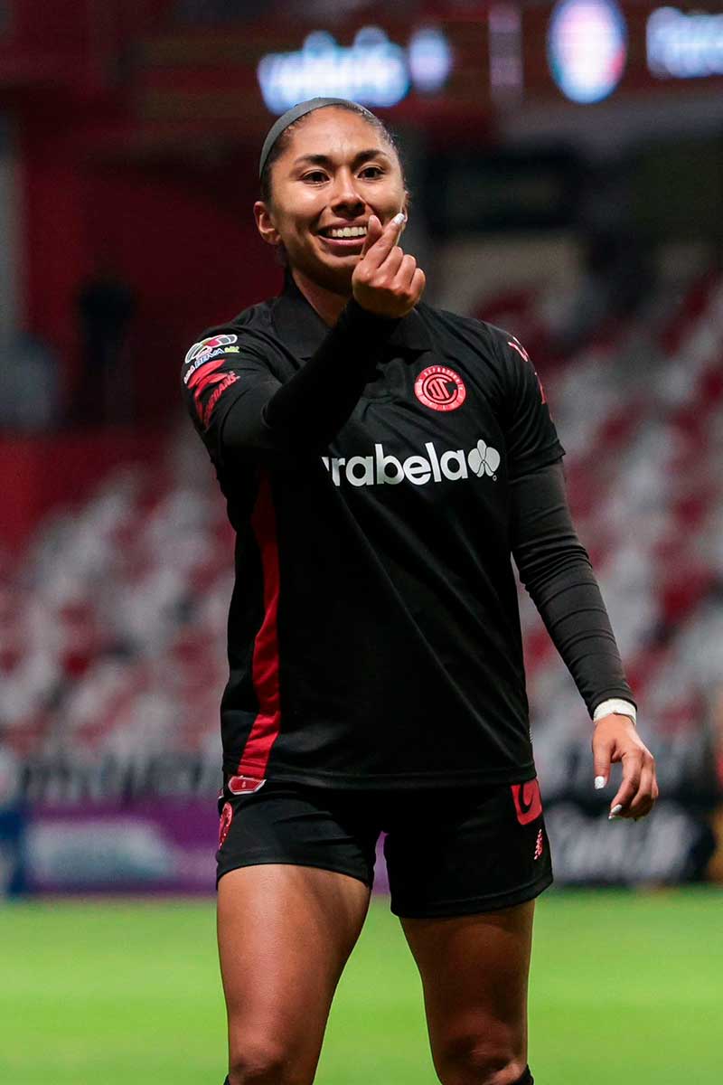 Jugadora de las Diablas.