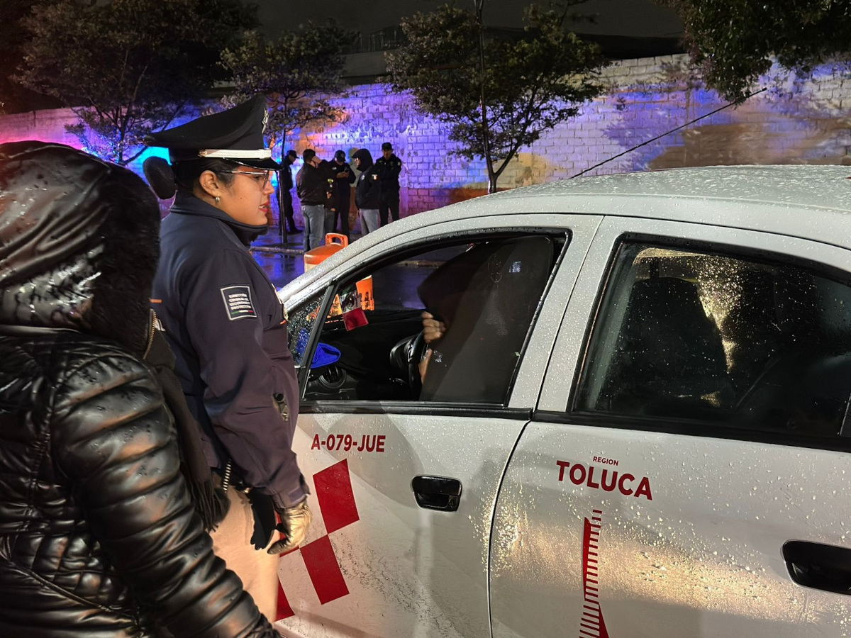 Operativo permanente en Toluca del Conduce Sin Alcohol.
