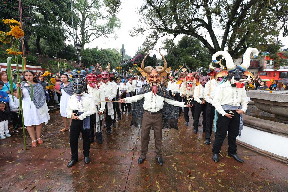 UAEMéx celebra el Paseo de los Diablos de Yauhtli.