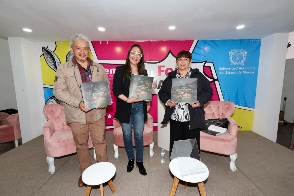UAEMéx presenta libro en la FILEM 2025.