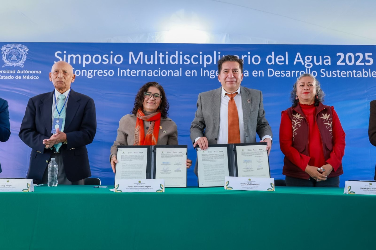 UAEMéx y Secretaría del Agua unen esfuerzos para garantizar la seguridad hídrica y la sustentabilidad en el Edoméx