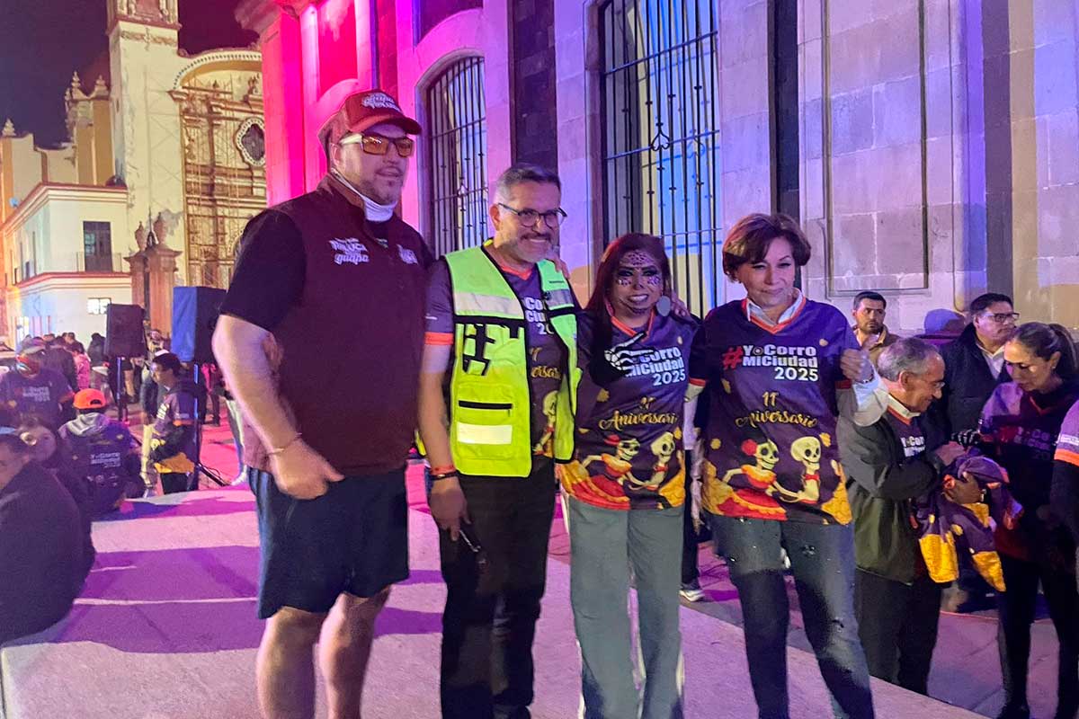 Corredores de actividad de día de muertos en Toluca.