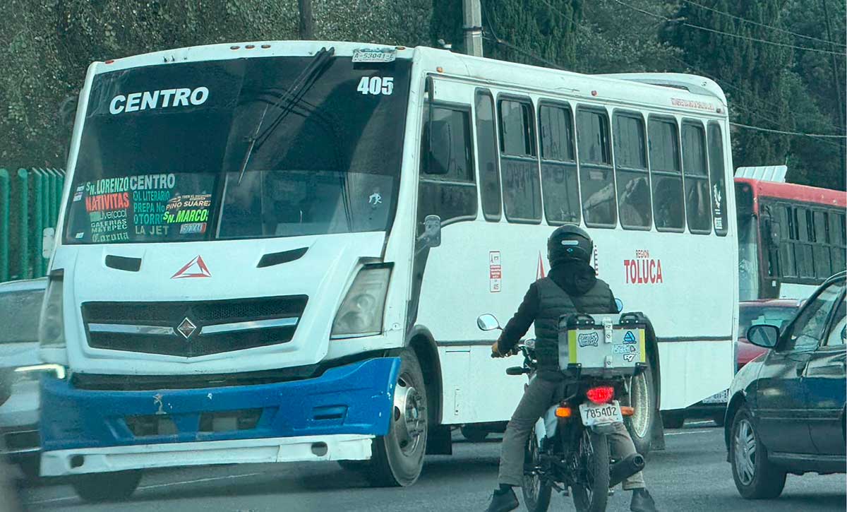 Transporte público del Edomex.