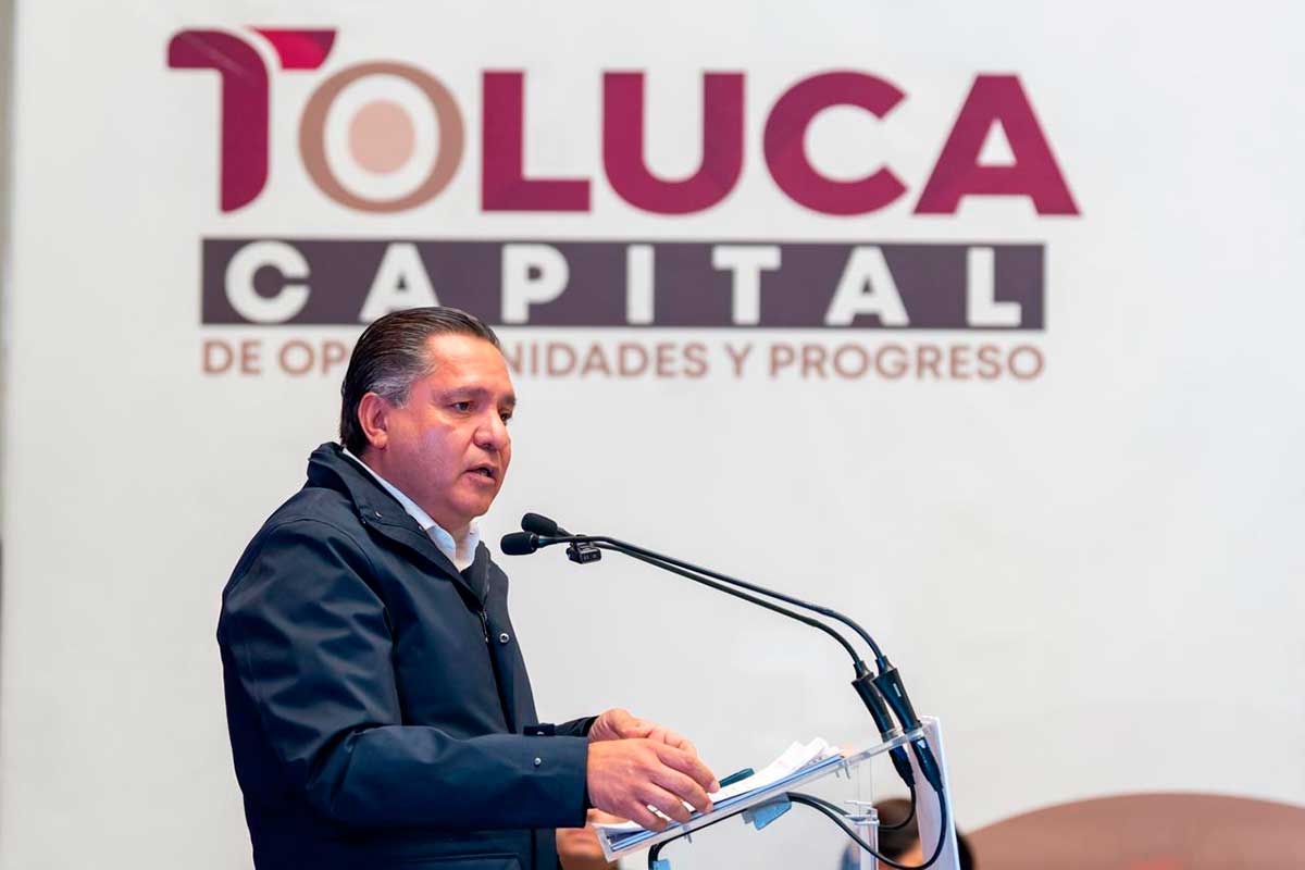 Conferencia matutina en Toluca acerca del Festival Alfeñique 2025.