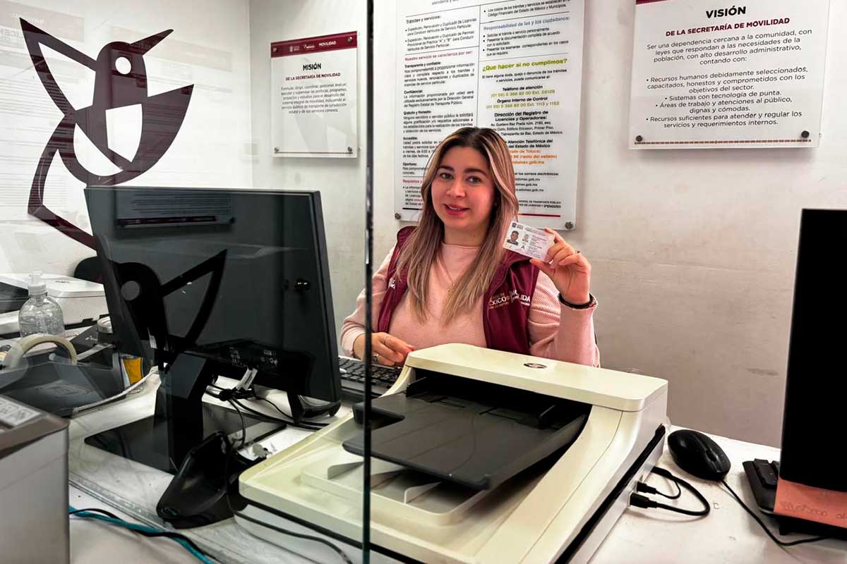 Gobierno del Estado de México entregará licencias de conducir a domicilio mediante el Servicio Postal Mexicano