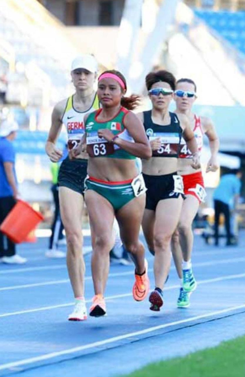 Atleta mexiquense Lourdes Ponce.