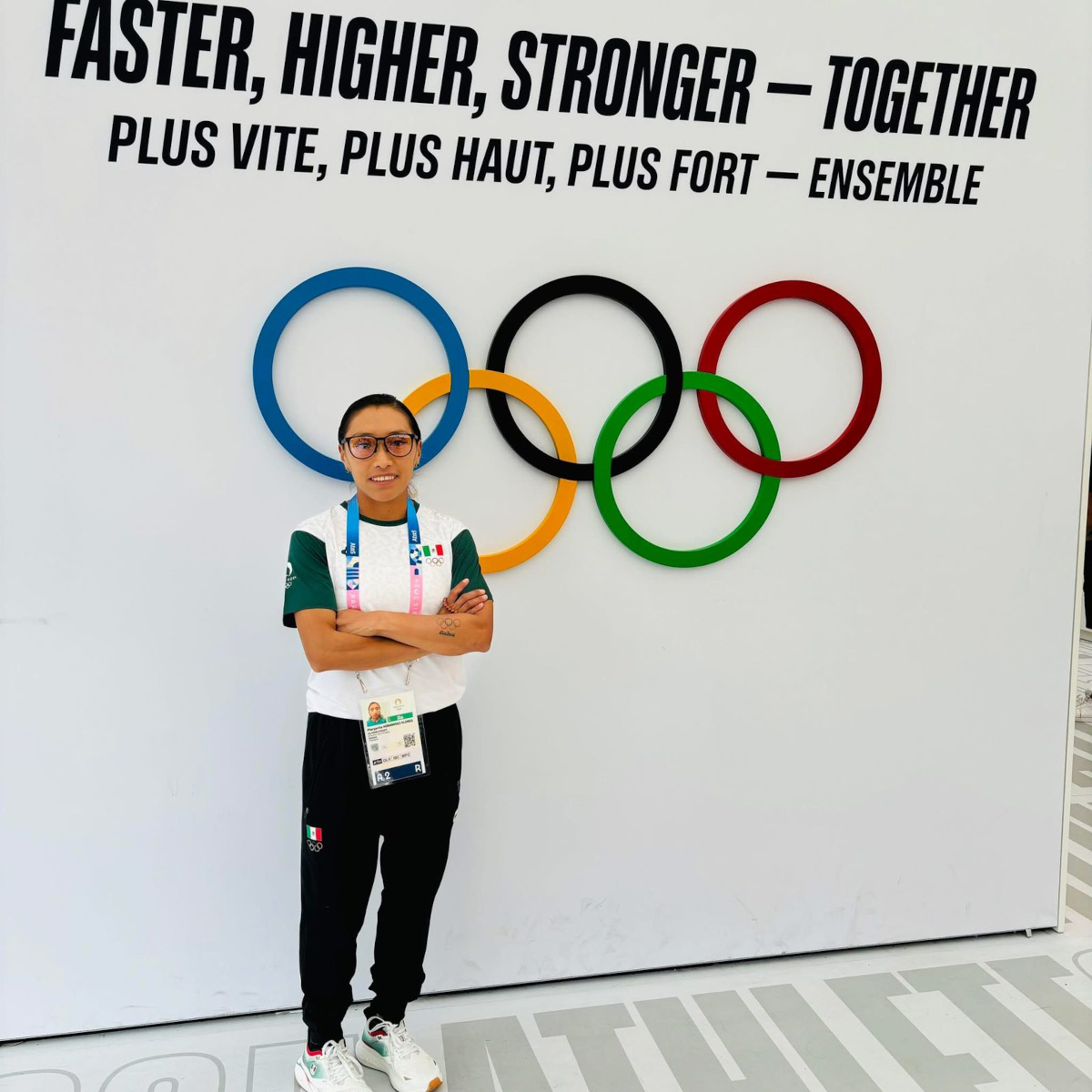 Atleta Margarita Hernández.