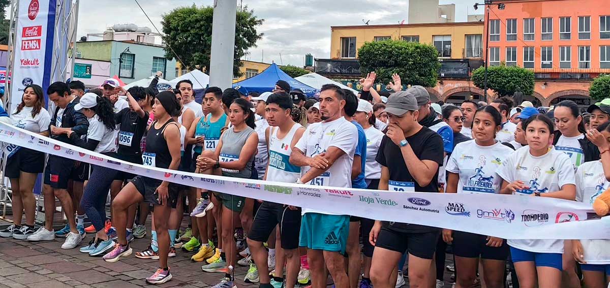 Alistan la Carrera del Pavo 2025 en Metepec.
