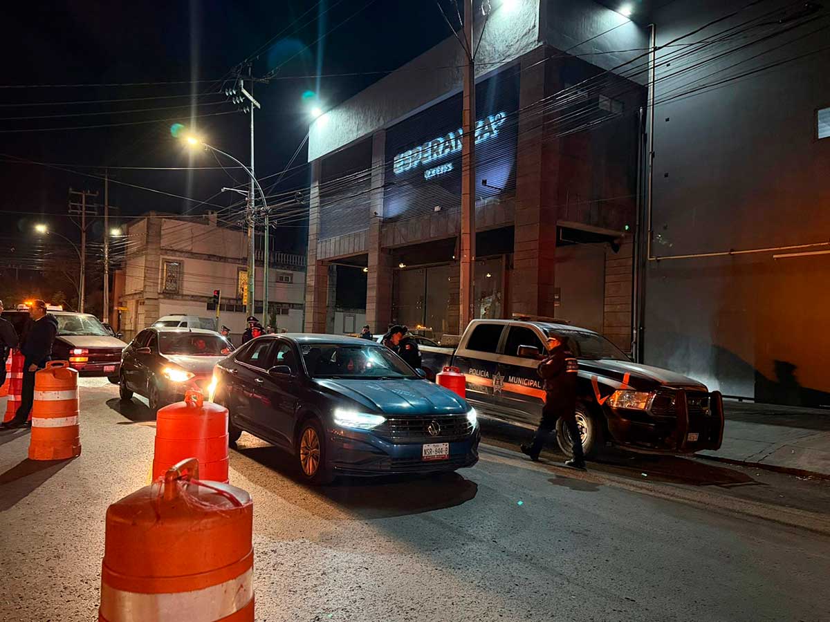 Operativo Conduce sin alcohol en Toluca.