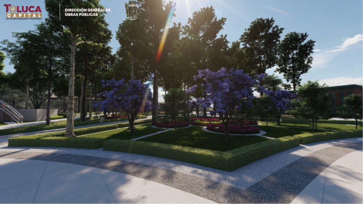 Gobierno de Toluca informo que el monumento a Cuauhtémoc continuará en la Alameda Central.