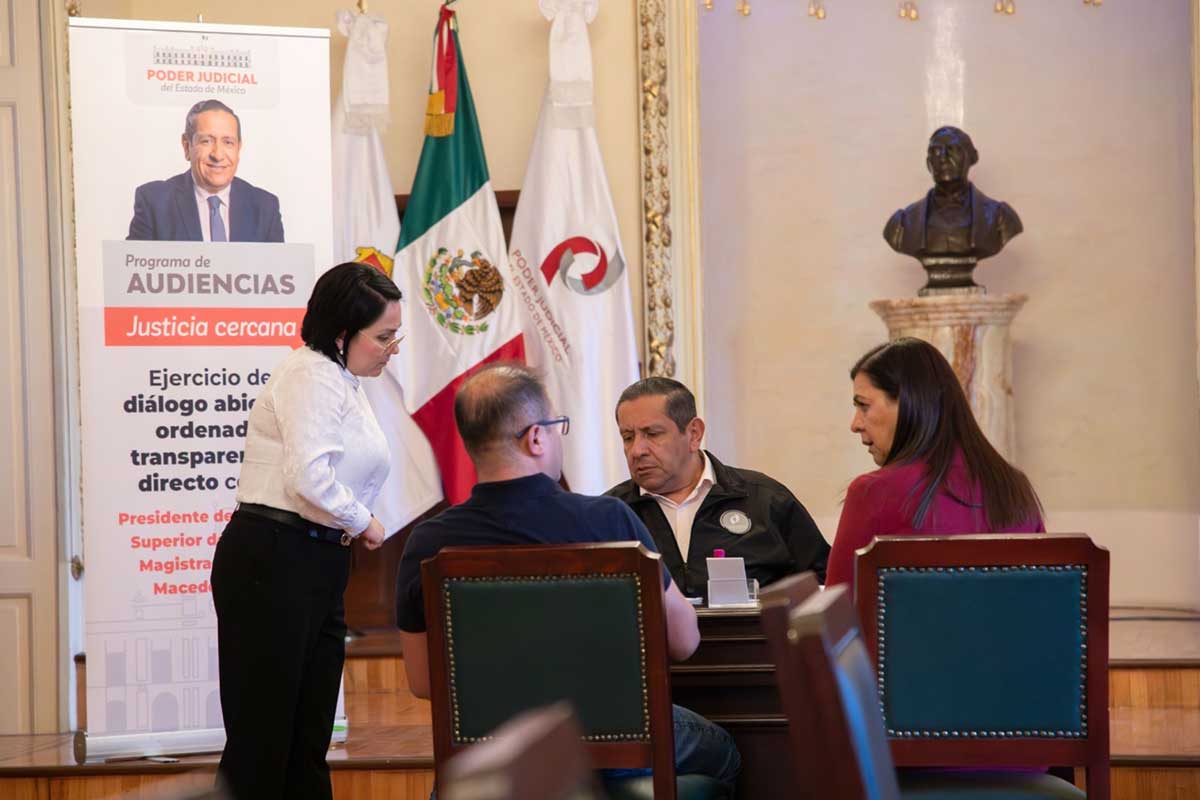 PJEdomex fortalece cercanía con la ciudadanía mediante Audiencias de Justicia Cercana