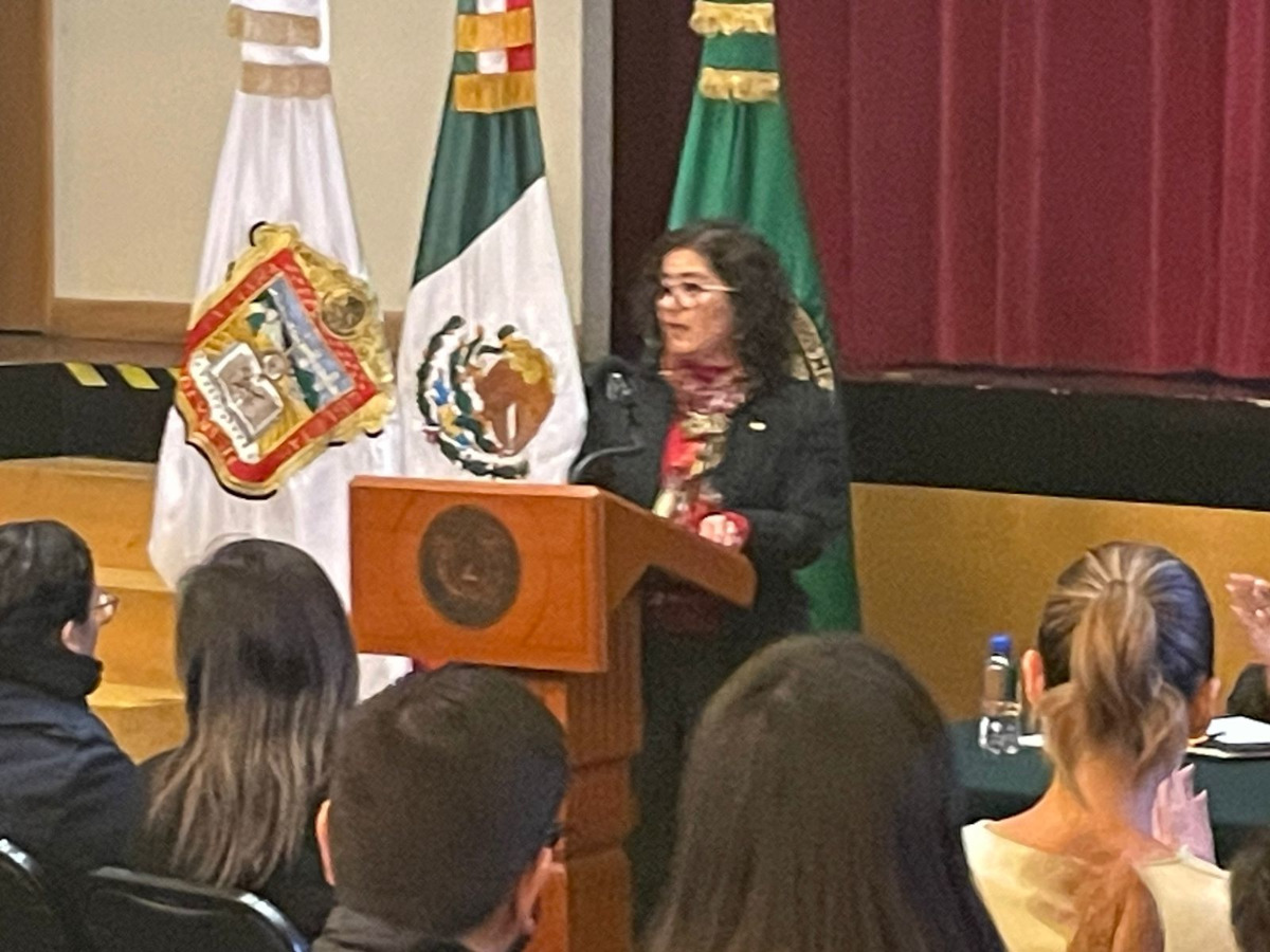 Evento de la rectora de la Universidad.
