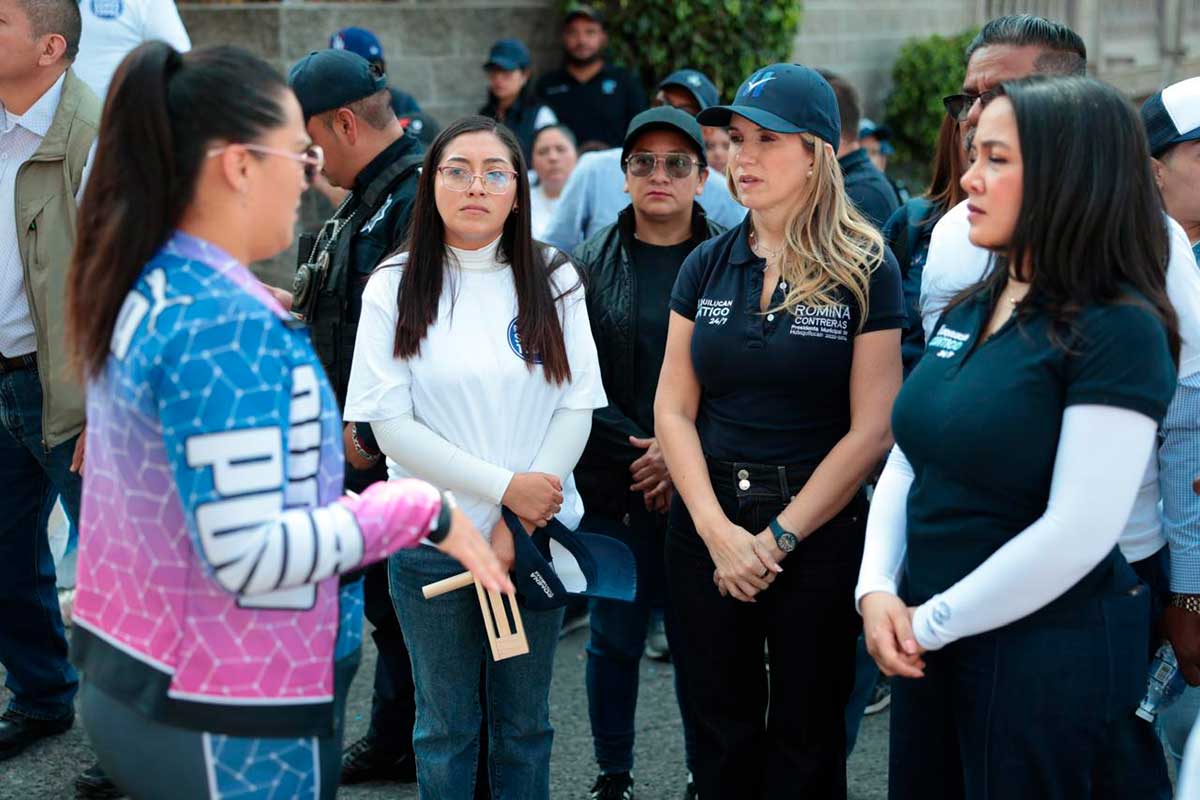 Alcaldesa de Huixquilucan Romina Contreras.