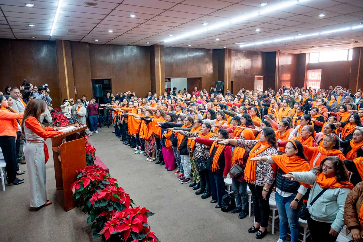 Redes vecinales contra la violencia hacia las mujeres de Toluca.