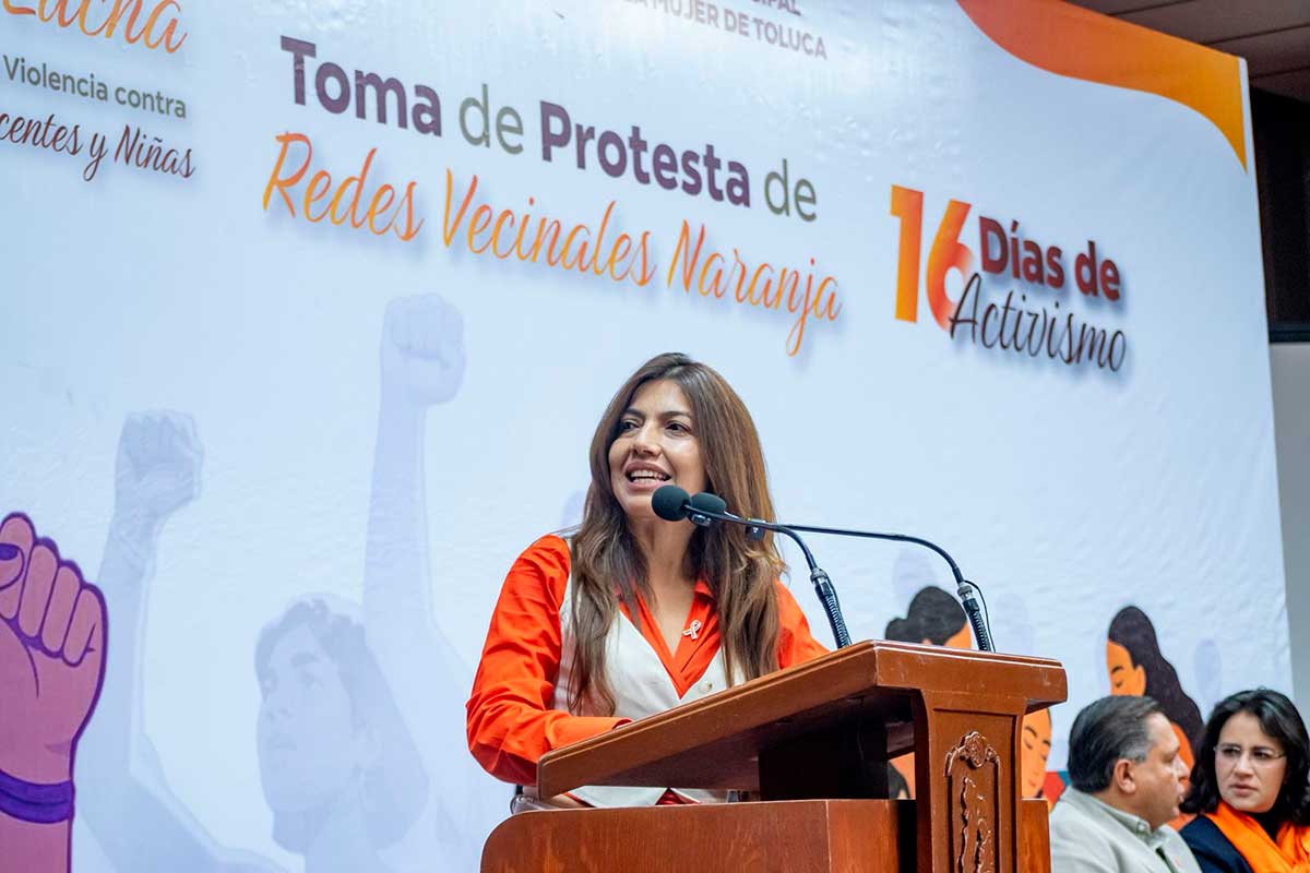Redes vecinales contra la violencia hacia las mujeres de Toluca.
