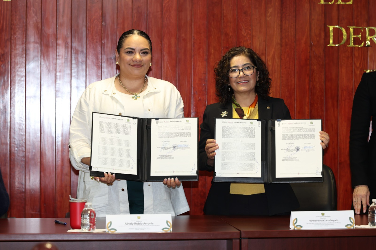 UAEMéx y Secretaría del Medio Ambiente unen esfuerzos para impulsar una agenda verde en el Estado de México