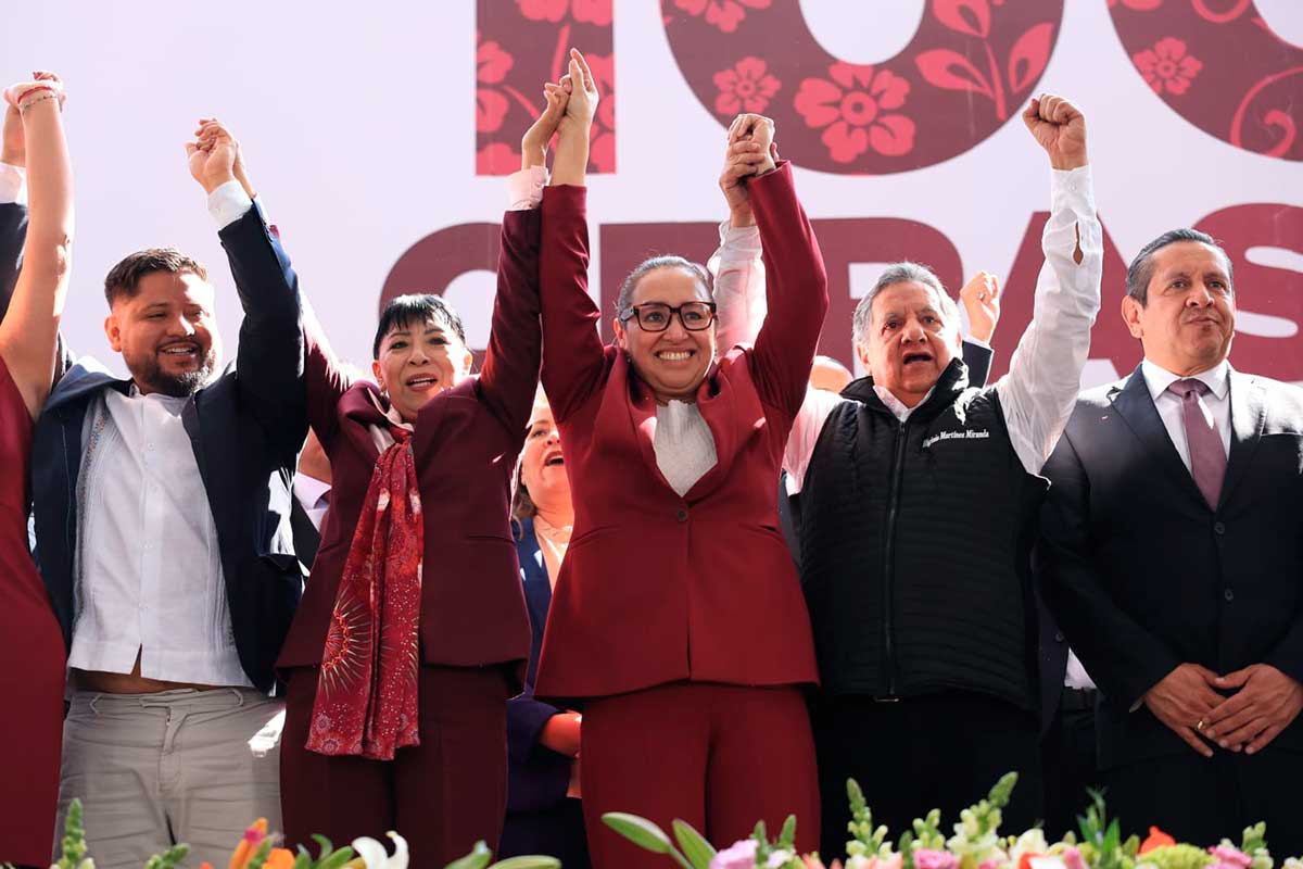Azucena Cisneros rinde su Primer Informe ante más de 20 mil personas y anuncia 2 mil obras para Ecatepec