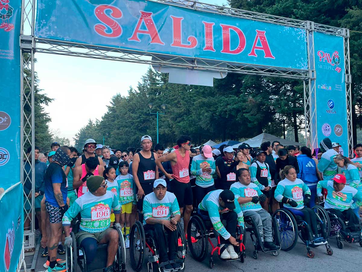 Corredores en Metepec.