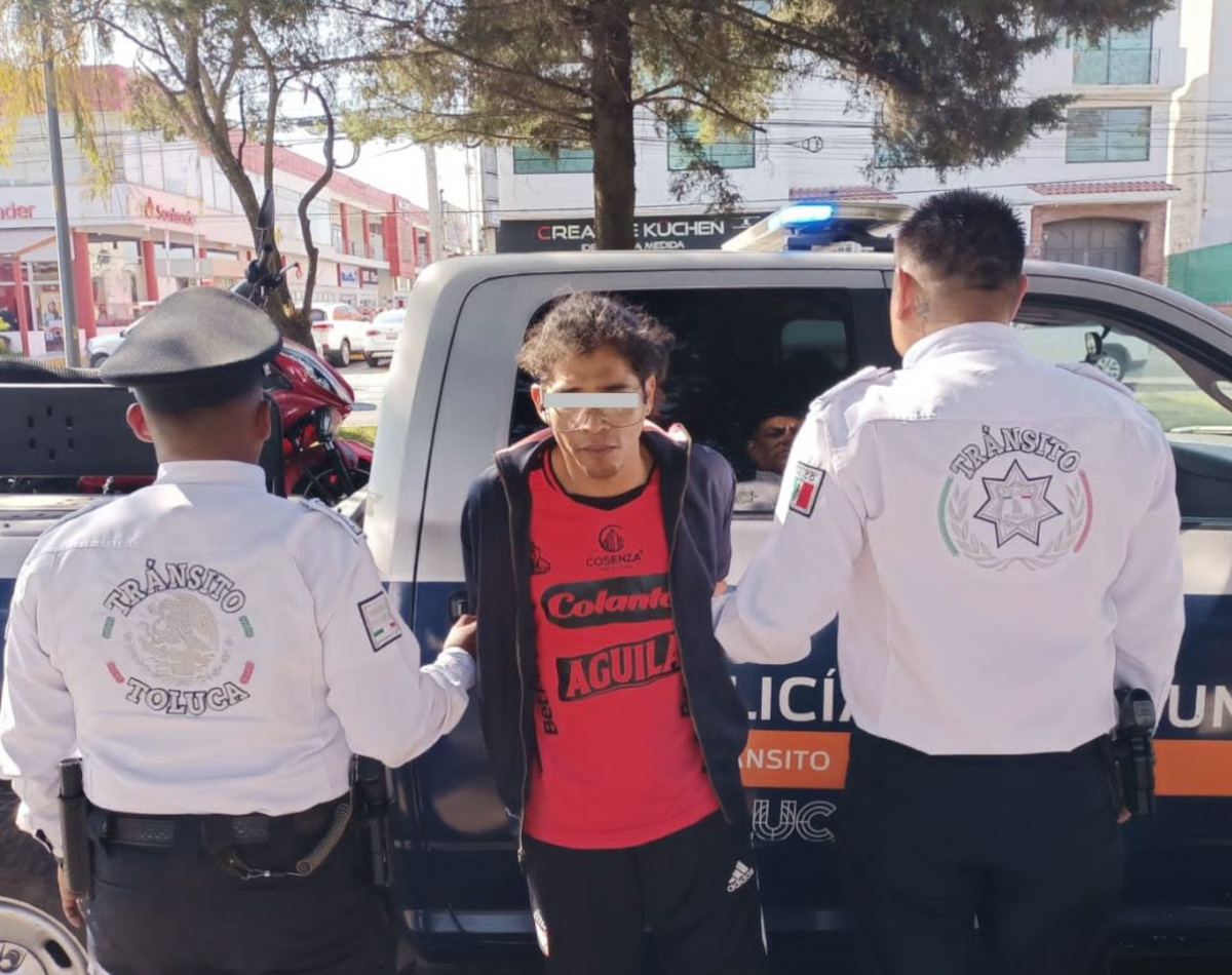 Detiene Policía Municipal a Siete Implicados en Delitos contra la Salud y Asegura Vehículos en Toluca