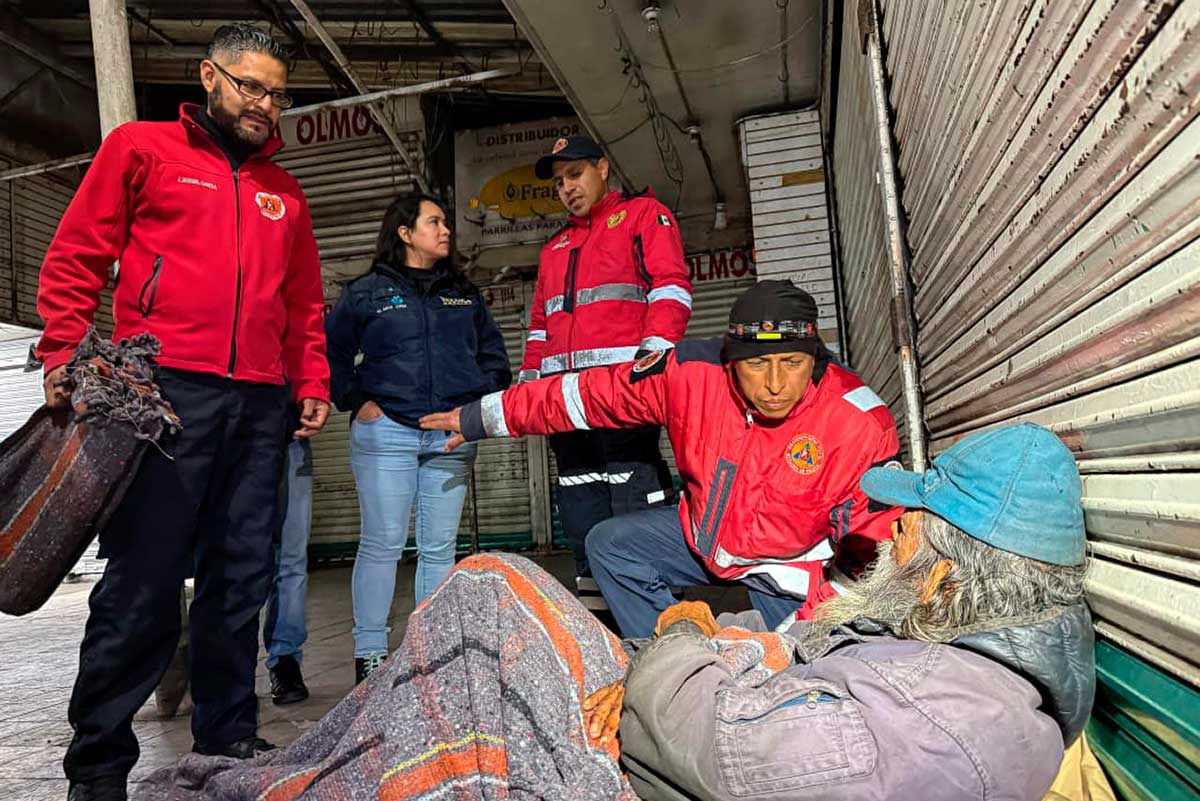DIF Toluca habilita refugio temporal para proteger a población vulnerable del frío