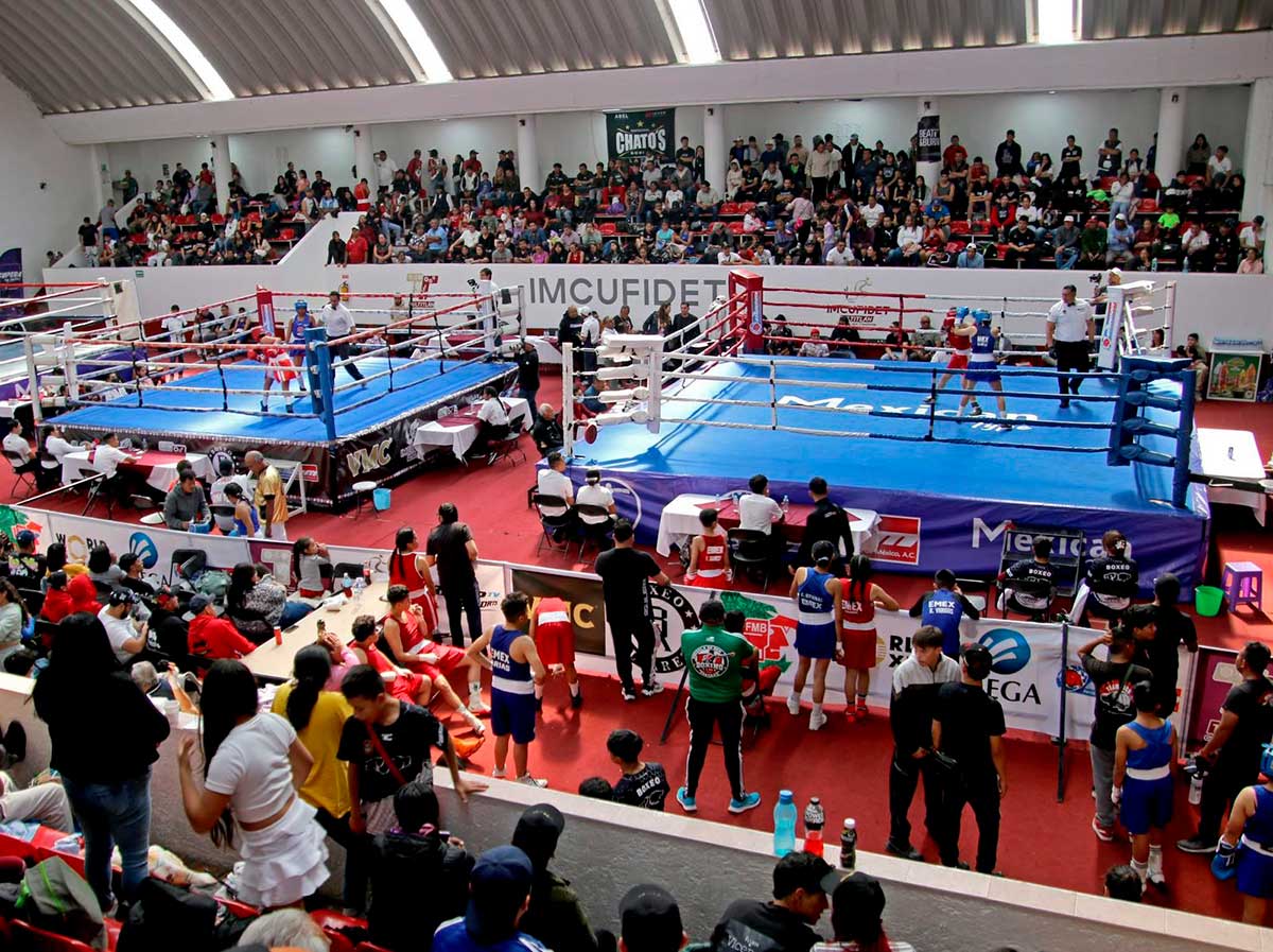 Campeonato de boxeo en el Estado de México.