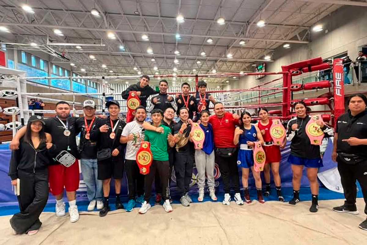 Campeonato de boxeo en el Estado de México.