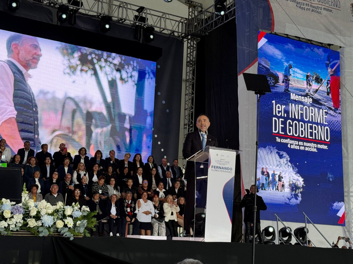 Informe de gobierno de Fernando Flores.