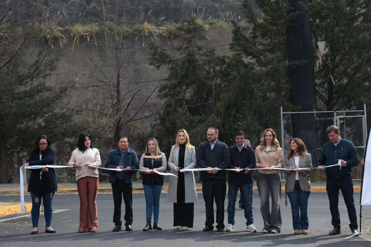 Estrenan obras en Huixquilucan.