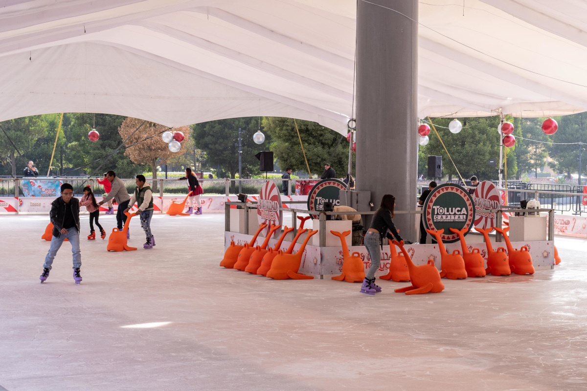 Actividades navideñas en la capital mexiquense.