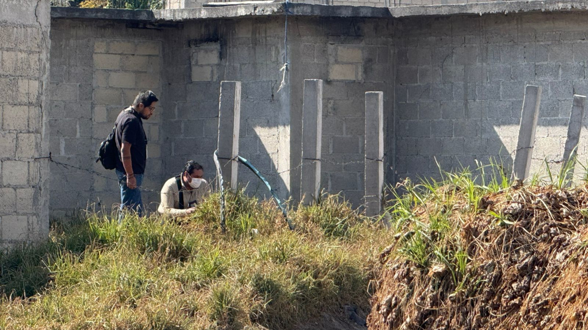 Localizan a hombre sin vida en San Buenaventura, Toluca