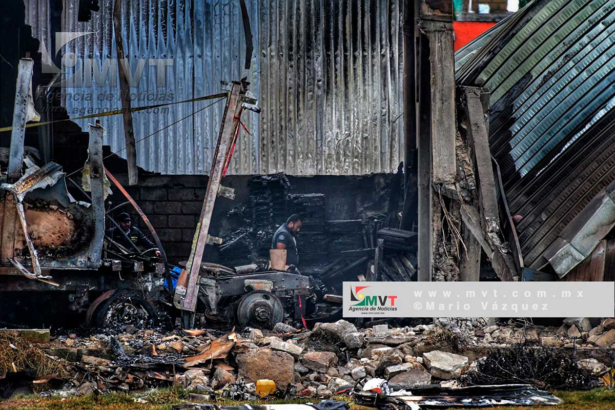 Cerco de vigilancia por avionazo en Toluca.