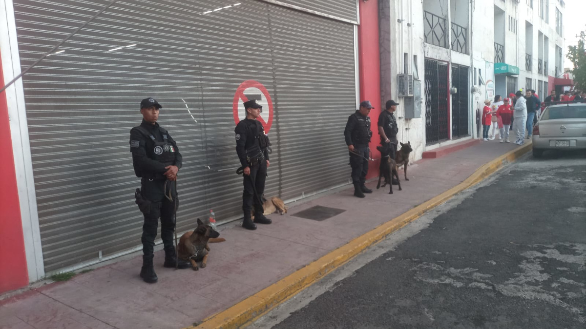 Operativo especial por la gran final en Toluca.