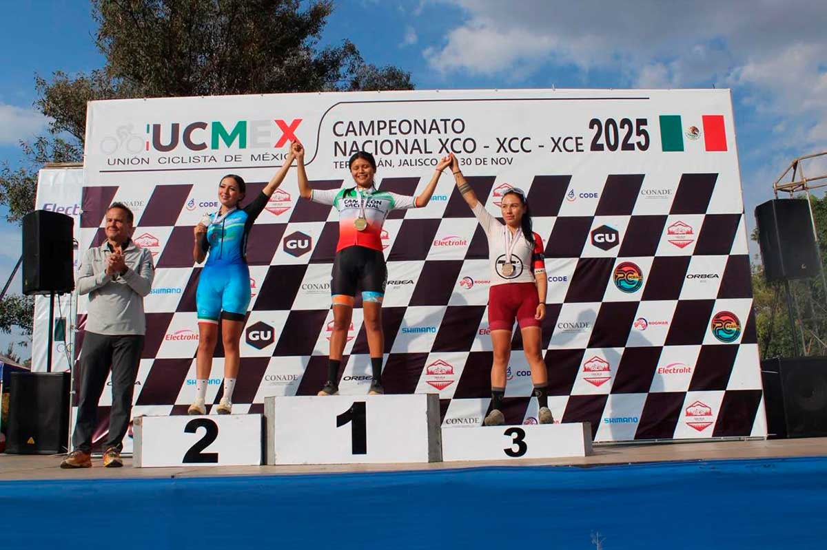 Mexiquenses destacan en el Campeonato Nacional de MTB