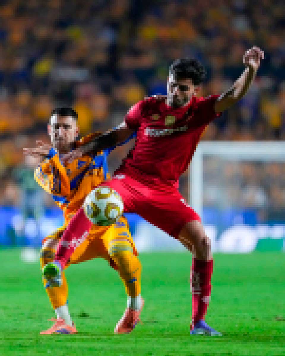 Tigres vence a Toluca en la final de ida del Apertura 2025.