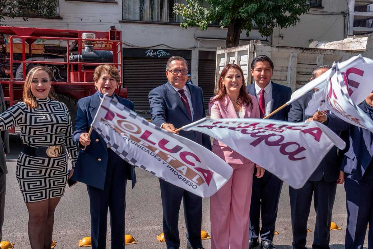Toluca activa tres trenes de repavimentación: inicia la mayor ofensiva tecnológica contra baches en la historia de la ciudad