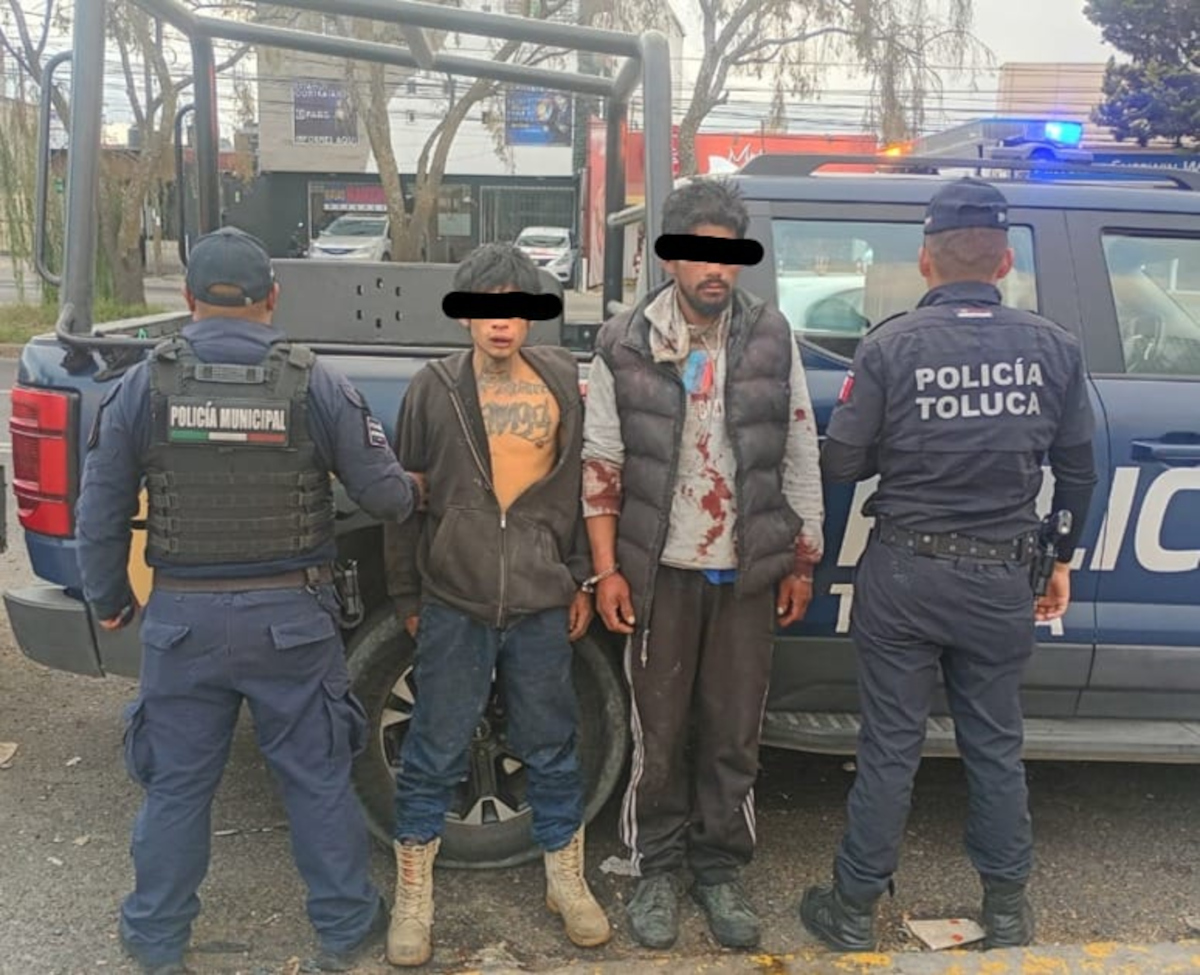 Operativois en Toluca genera detenciones.