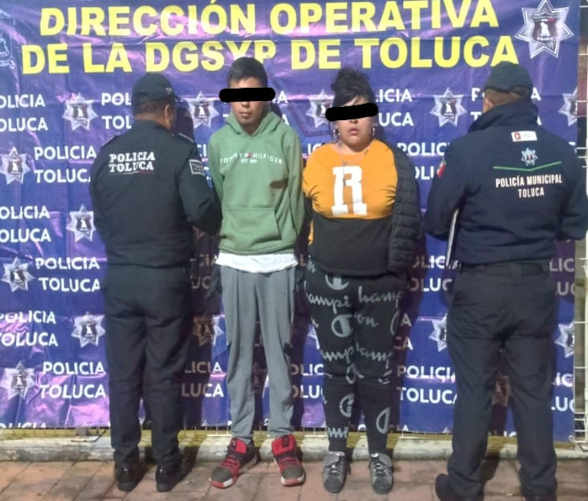 Operativois en Toluca genera detenciones.
