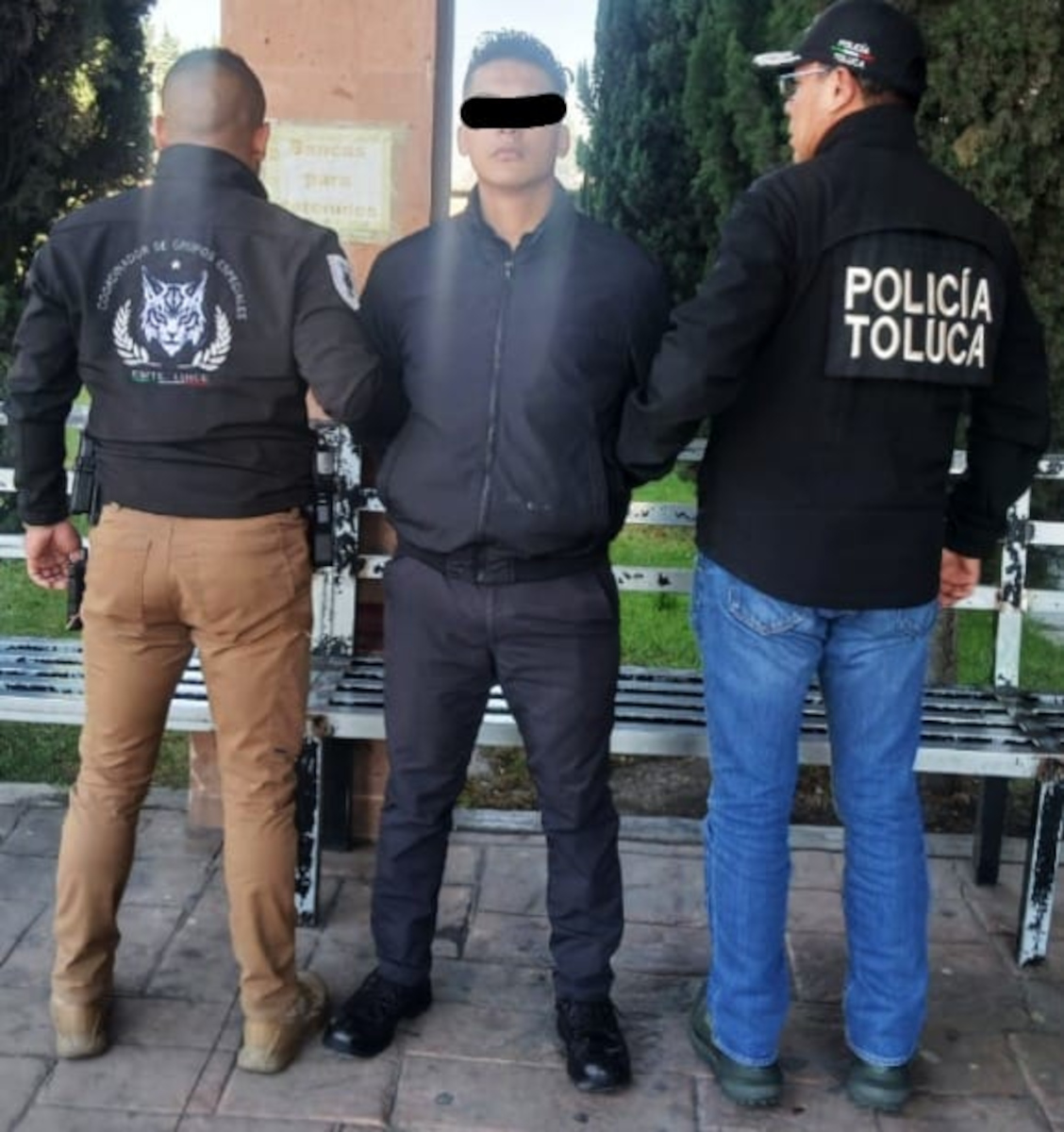 Personas detenidas por la estrategia de seguridad del gobierno de Toluca.