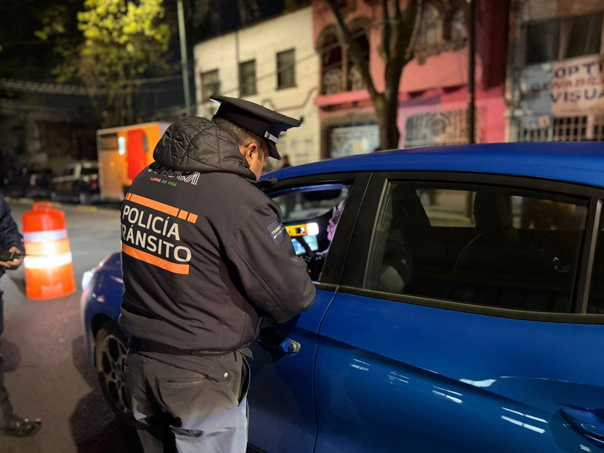 Operativo Conduce sin alcohol en Toluca.