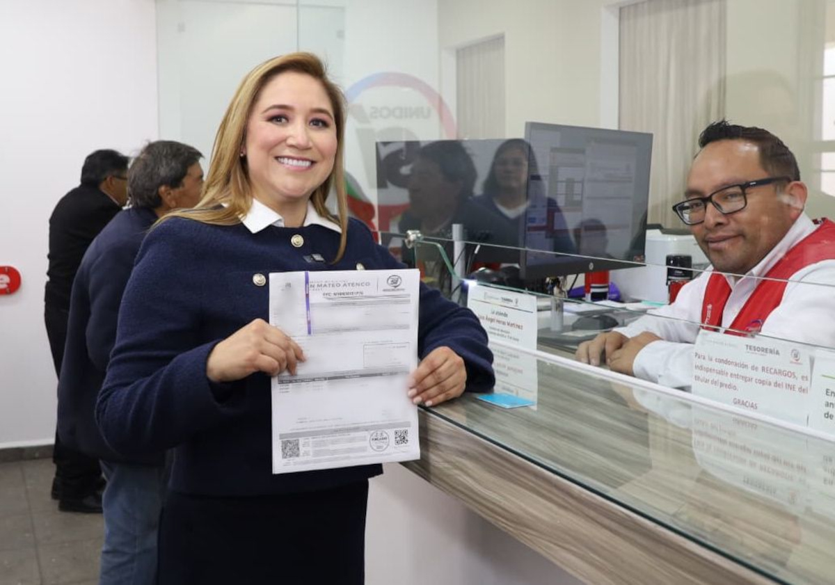 San Mateo Atenco ofrece descuento en pago de agua y predial.