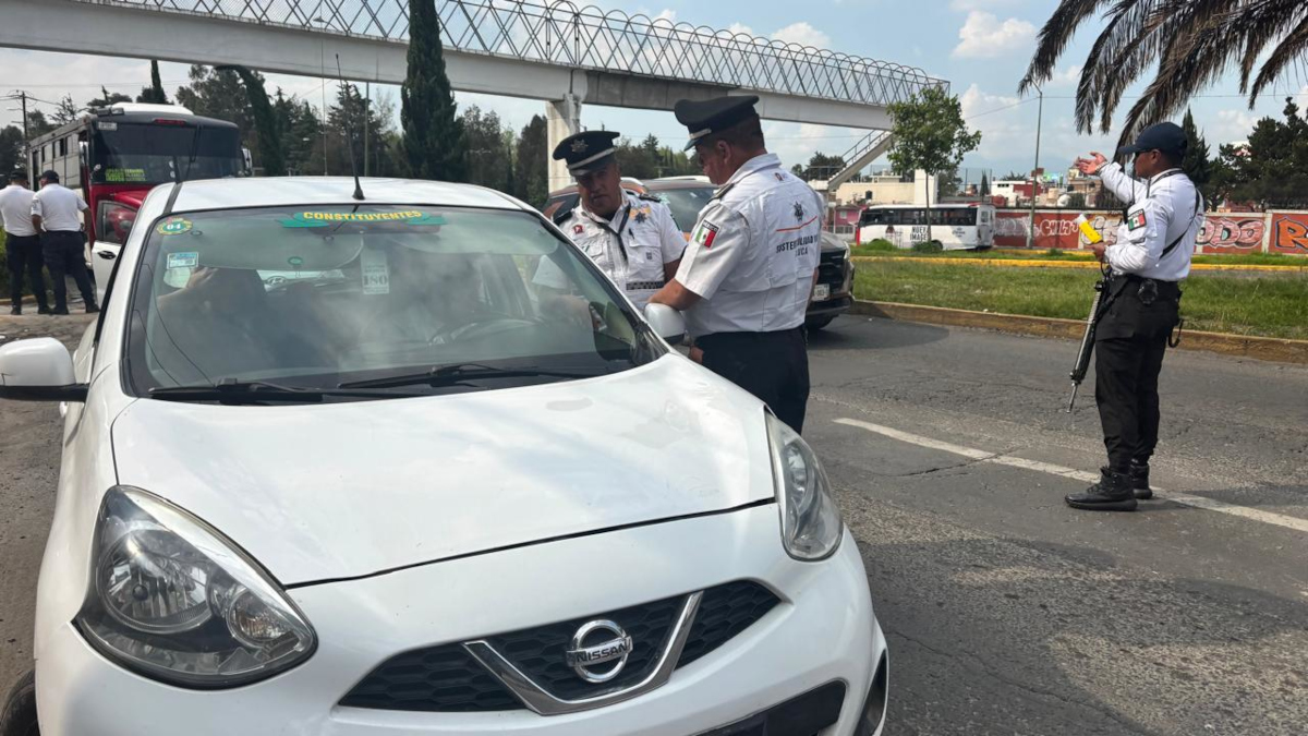 Operativo en Toluca del Hoy No Circula.