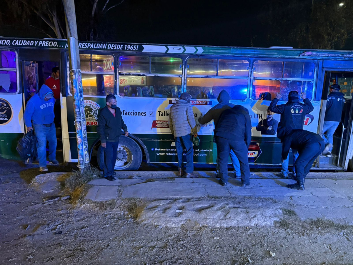 Operativo Pasajero Seguro en Toluca.